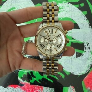 Michael Kors Two-Tone Gold and Silver Women's Watch